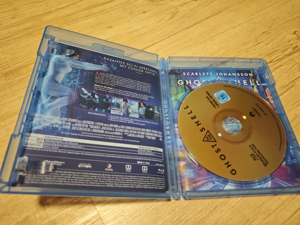 Ghost in the Shell Blu-ray Scarlett Johansson Action Sci-Fi Deutsch - Bild 3 von 3