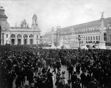 WORLDS COLUMBIAN EXPOSITION OPENING DAY 8x10 GLOSSY PHOTO PRINT