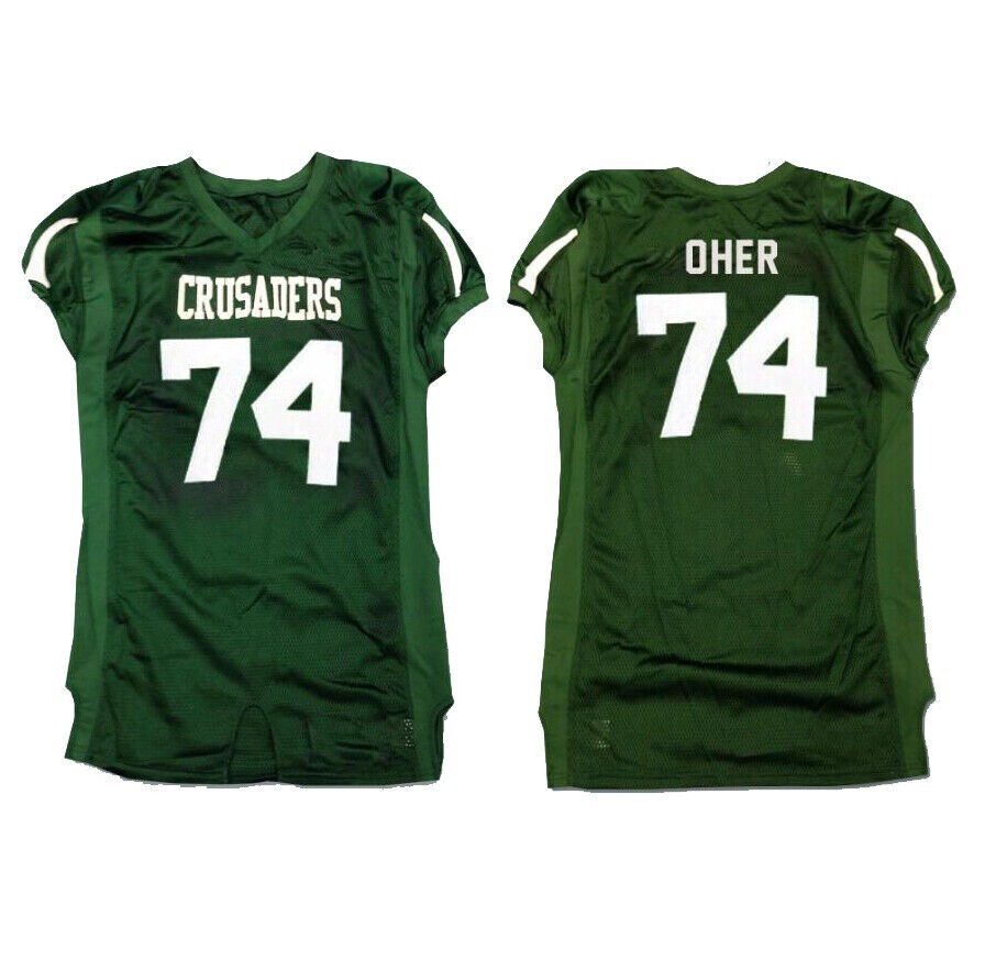 The Blind Side Michael Oher #74 Football Jersey Crusaders Stitched