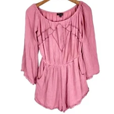 ROMEO & JULIET ROMPER DUSTY ROSE NEW M