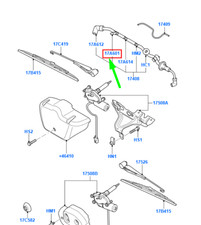 FORD TRANSIT MK3 Rear Windscreen Wiper Hose Connector 4392245 NEW GENUINE