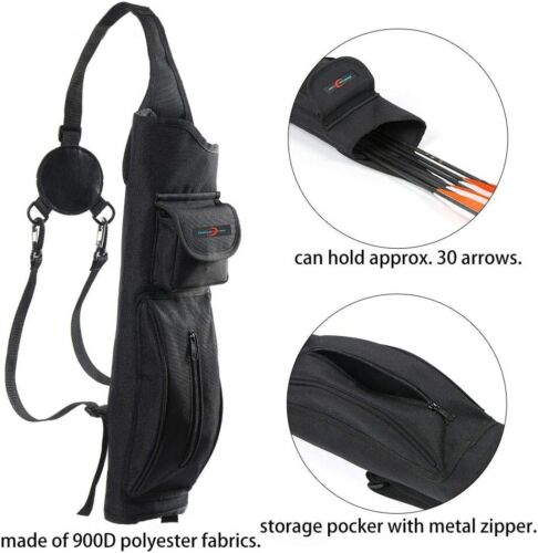 Bogenschießen Tragbar Pfeilköcher Tasche Etui Pfeilhalter Schulter für Jagd - Bild 3 von 20