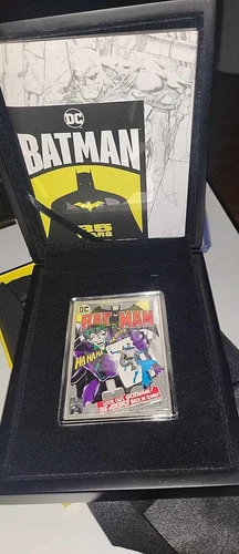 2024 Niue Batman 251 85th Anniversary 5 oz Silver Colorized Proof Coin Mint 200