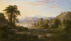 Oil painting A Dream of Italy by Robert S. Duncanson wonderful landscape canvas