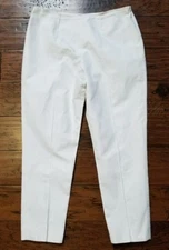 Cher Michel Klein White capri Dress Pants French size 38, US size 6, NICE!  (W25