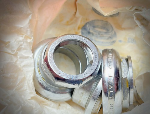 Campagnolo 1" Headset FILETTO ITALIA SERIE STERZO STRADA RECORD ACCIAIO NUOVA - Picture 4 of 9