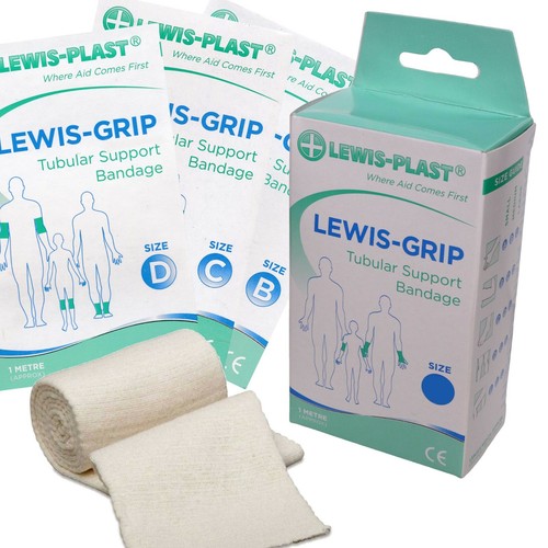 Elasticated Tubular Support Bandage Elbow Wrist Knee Finger Ankle