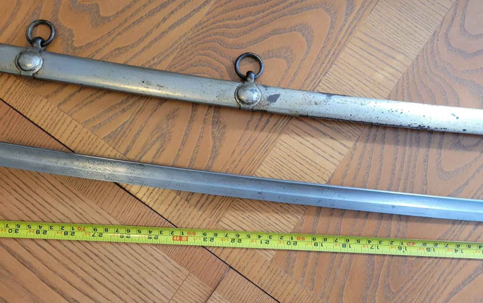 19th century German Officer's Etched Sword