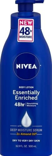 NIVEA Essentially Enriched Body Lotion Dry to Very Dry Skin, 16.9 Fl Oz ...
