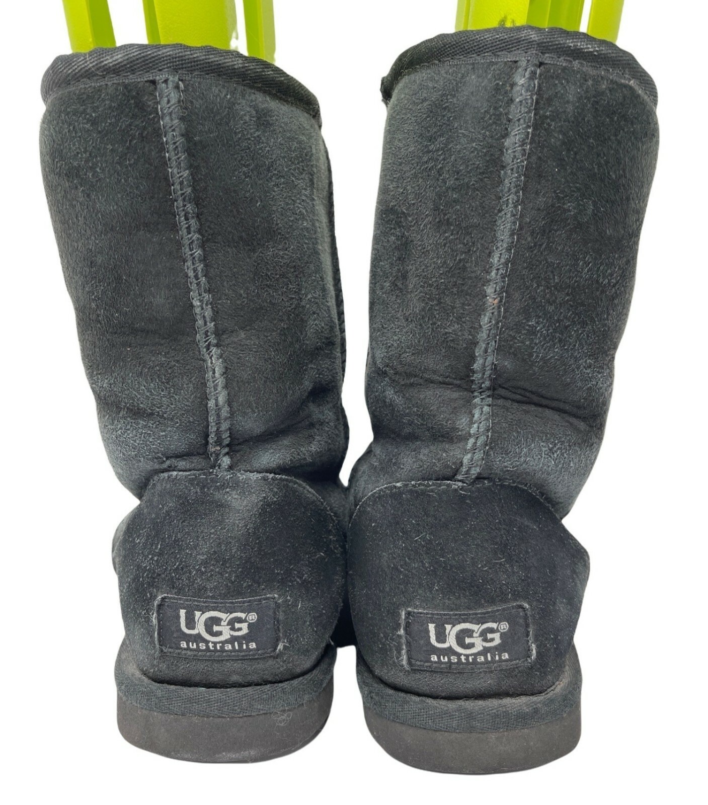 UGG Classic Short Black Boots Size 7 | eBay