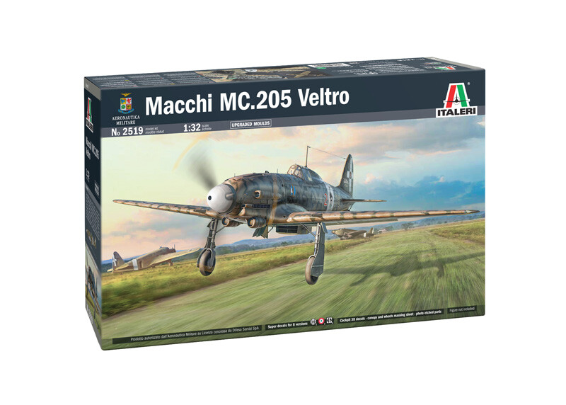 ITALERI 2519 1:32 Italian fighter aircraft Macchi MC 205 “Veltro”