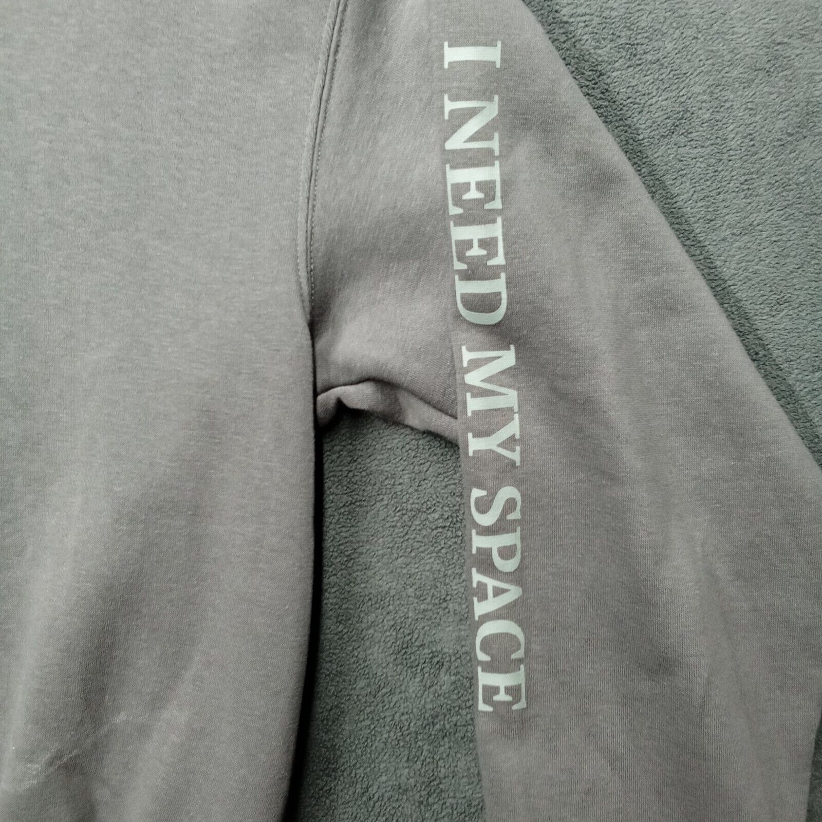 NASA Sweatshirt Womens Medium Gray I Need My Spac… - image 3