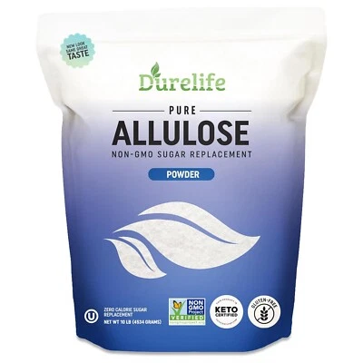 Durelife Allulose sweetener 100% Pure Powdered Sugar Substitute 10 lb