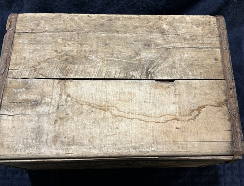 Boissons château qualité saveurs fruits C.B.W. Caisse à soda en bois Ansonia Conn - Photo 11/11