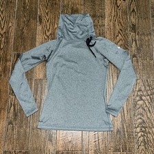 Womens Nike Pro Grey Chimney Funnel Neck Sweatshirt Sz. M
