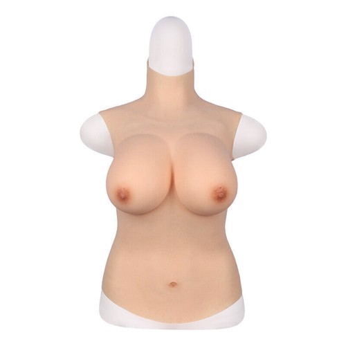 US Stock D Cup Silikon Brustformen Halbkörper Anzug Crossdresser Transgender - Bild 3 von 12