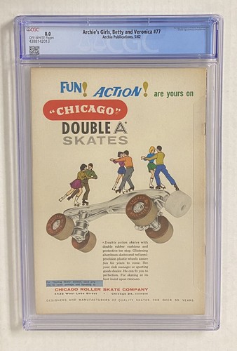 Archie's Girls Betty and Veronica #77 1962 CGC 8.0 Off White Pages Sci-Fi Cover - Picture 2 of 2