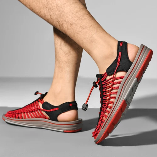 Breathable Weaving Design Sandals for Men and Women, Perfect for Summer Beach - Picture 9 of 37