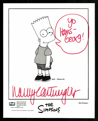 Nancy Cartwright Stimme von Bart Simpson Autogrammkarte Original Sign ## G 31873
