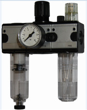 MULTIFIX, G 34, FRL-34 G, Wartungseinheit 3-teilig mit Polycarbonatbeh&auml;lter