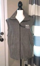 US Olympic Committee Vest Fleece Team USA Unisex Large Gray/White Embroidery