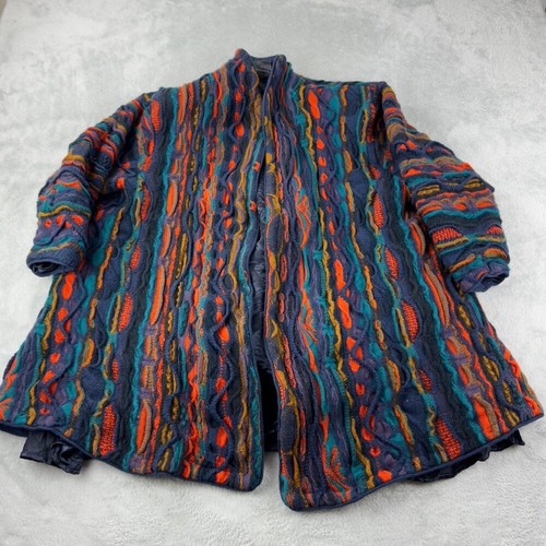 COOGI Australia Retro Cardigan Multicolor Wool Women’s Size M