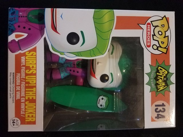 Surf's up The Joker DC Heroes Batman Classic 60s TV 134 Funko Pop Vinyl Figure for sale online