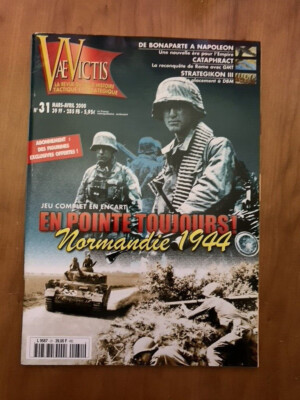 Vae Victis No 31 En Pointe Toujours! Normandie 1944 UNCUT Mag & Game in Französisch