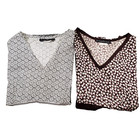 Los Angeles Rose Nurse Uniform Tops Scrubs Womens SZ XS Medical 2 Pack