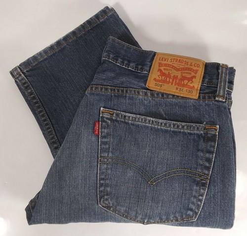 Regular Fit Denim Blue Jeans Size 