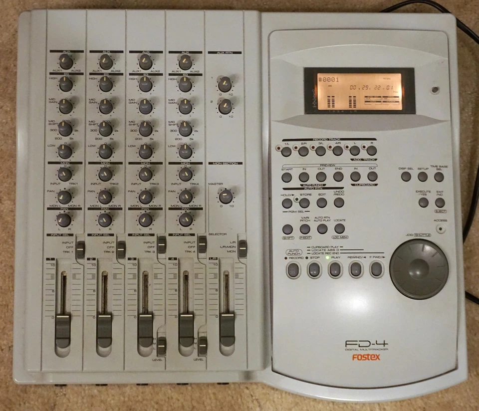 Fostex FD-4 Kompletstudio (+ 2 ZIP-Laufw. und Disketten)