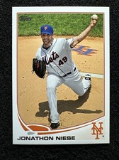 JONATHON NIESE #250 2013 Topps Series 1 Baseball New York Mets