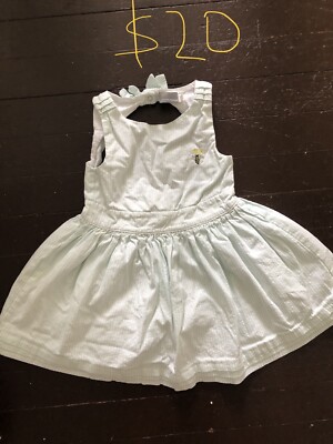 Sergent Major Seersucker Sleeveless Summer Dress 3T