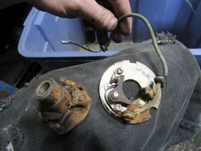 1971 honda sl175 points plate assembly with advancer
