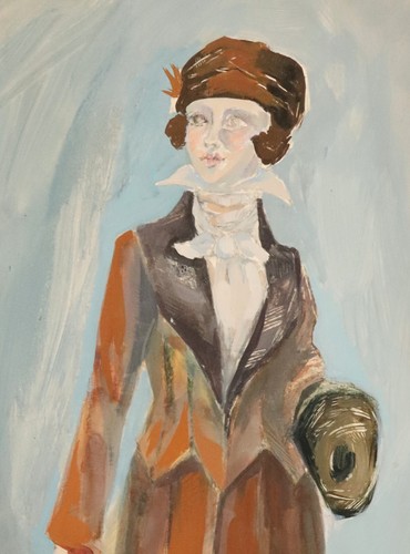 Vintage original gouache painting theatre costume design - Picture 8 of 13