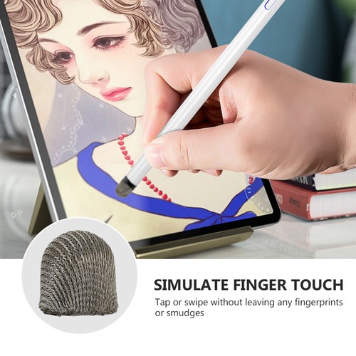 20 Pcs Stylus Pen Conductive Fiber Cloth Head Tablet Pencil Tip Replacement - Zdjęcie 6 z 12