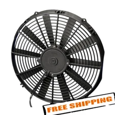 SPAL 30100382 14" Pusher Style Low Profile 1038 CFM Straight Blades Electric Fan
