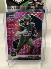 La'Mical Perine 2021  Mosaic Pink Camo Prizm New York Jets