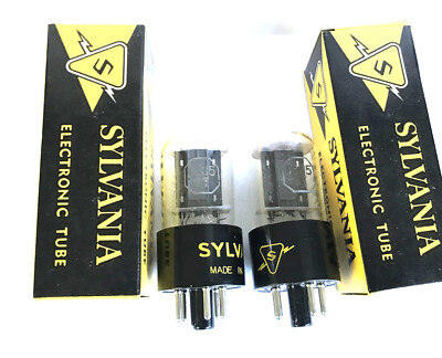 2X  12J5GT  SYLVANIA  TRIODE   NOS  VACUUM TUBE