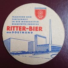Bierdeckel Brauerei Dortmunder Ritter Bier Pils Dortmund Modernste Braustätte