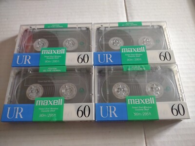 Maxell 109024 UR-60 Lot de 2 Cassettes Audio à Biais Normal