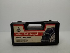 1830 Laclede V-bar Reinforced Radial Tire Chains One Pair 1830