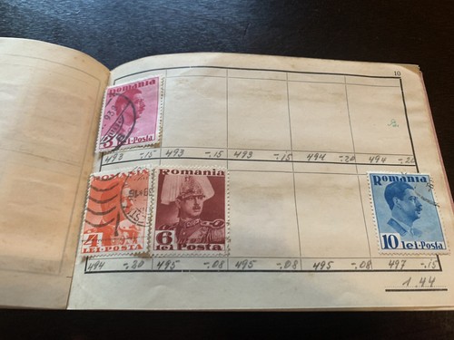EUROPE STAMP LOT IN GERMAN APPROVALS BOOK POLAND, SWEDEN, CZECH, SWISS & ROMANIA - Picture 10 of 12