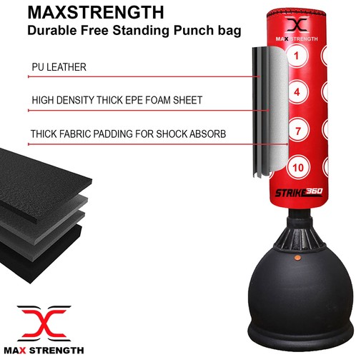 Free Standing Boxing Punching Bag Stand Kick Heavy MMA Martial Art Training - Picture 61 of 178