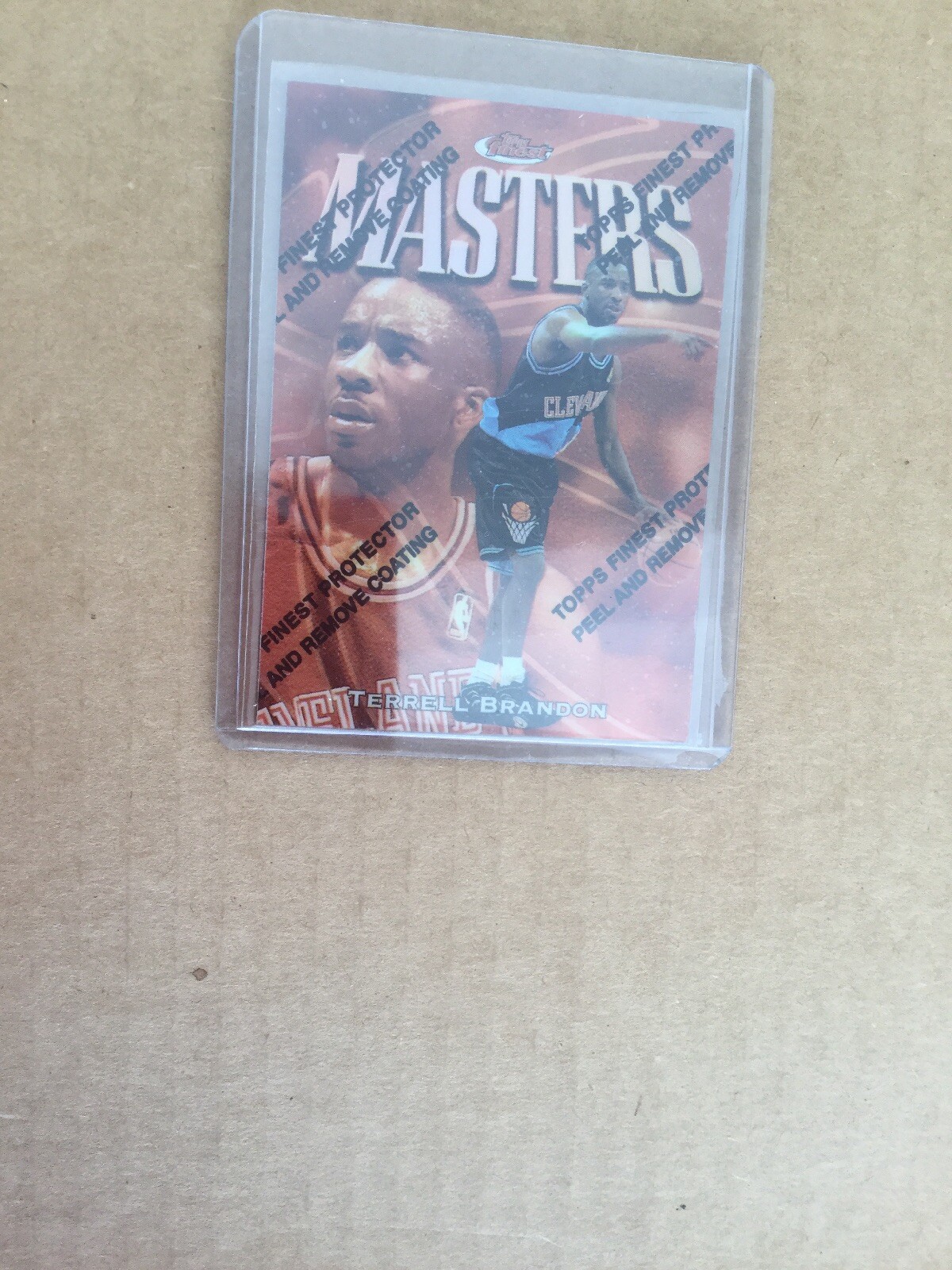 1997 TERRELL BRANDON FINEST MASTERS REFRACTOR #84
