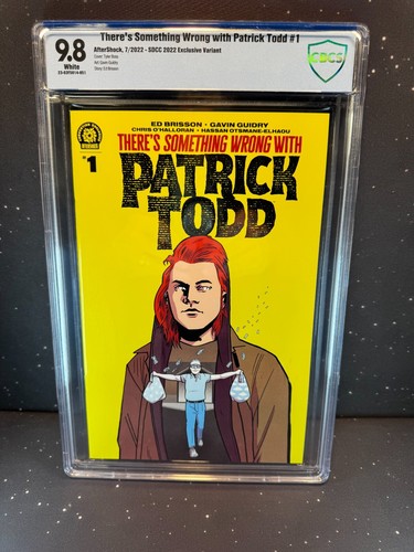 2022 Aftershock Something Wrong w/Patrick Todd #1 CBCS 9.8 White SDCC Exclusive - Picture 1 of 3