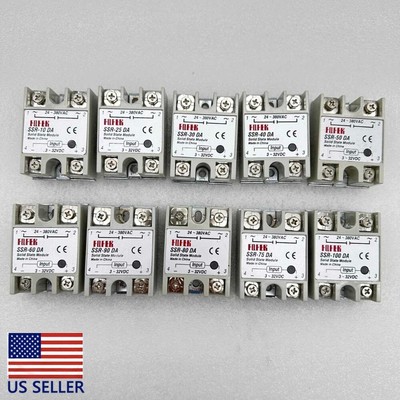Solid State Relay Alloy Heat Sink SSR-25AA SSR-40DA SSR-60DA 25A/40A/60A 250V