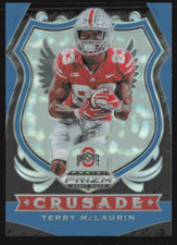 2020 Panini Prizm Draft Picks Prizms Blue #95 Terry McLaurin