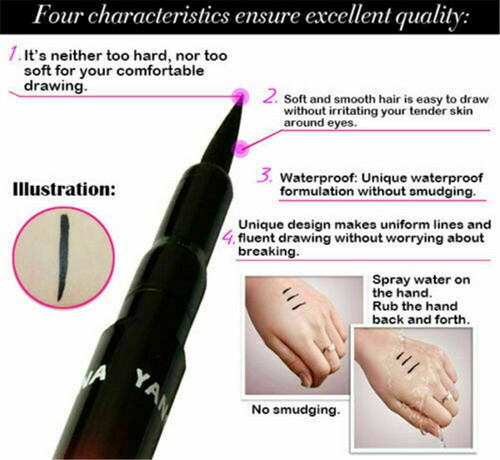 Waterproof Eyeliner Liquid Eye Liner Pen Pencil Eye Makeup Beauty Cosmetic Matte - Picture 9 of 11