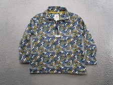 JOULES Pip Print 1/4 Zip Colorful Floral Sweatshirt Women's Size US 6 Pullover